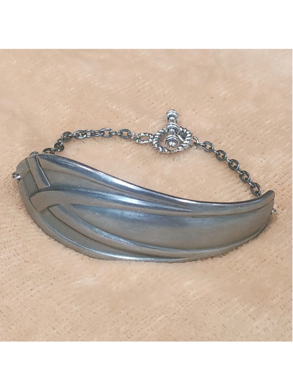 Big Bold Hampton Silversmith Stainless steel Silverwear Bracelet